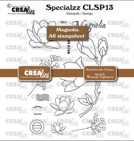 Crealies Crealies Specialzz no. 13, Magnolia (A6 stempelvel)  CLSP13