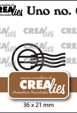 Crealies Crealies Uno stans no. 68, Poststempel Middel  CLUno68