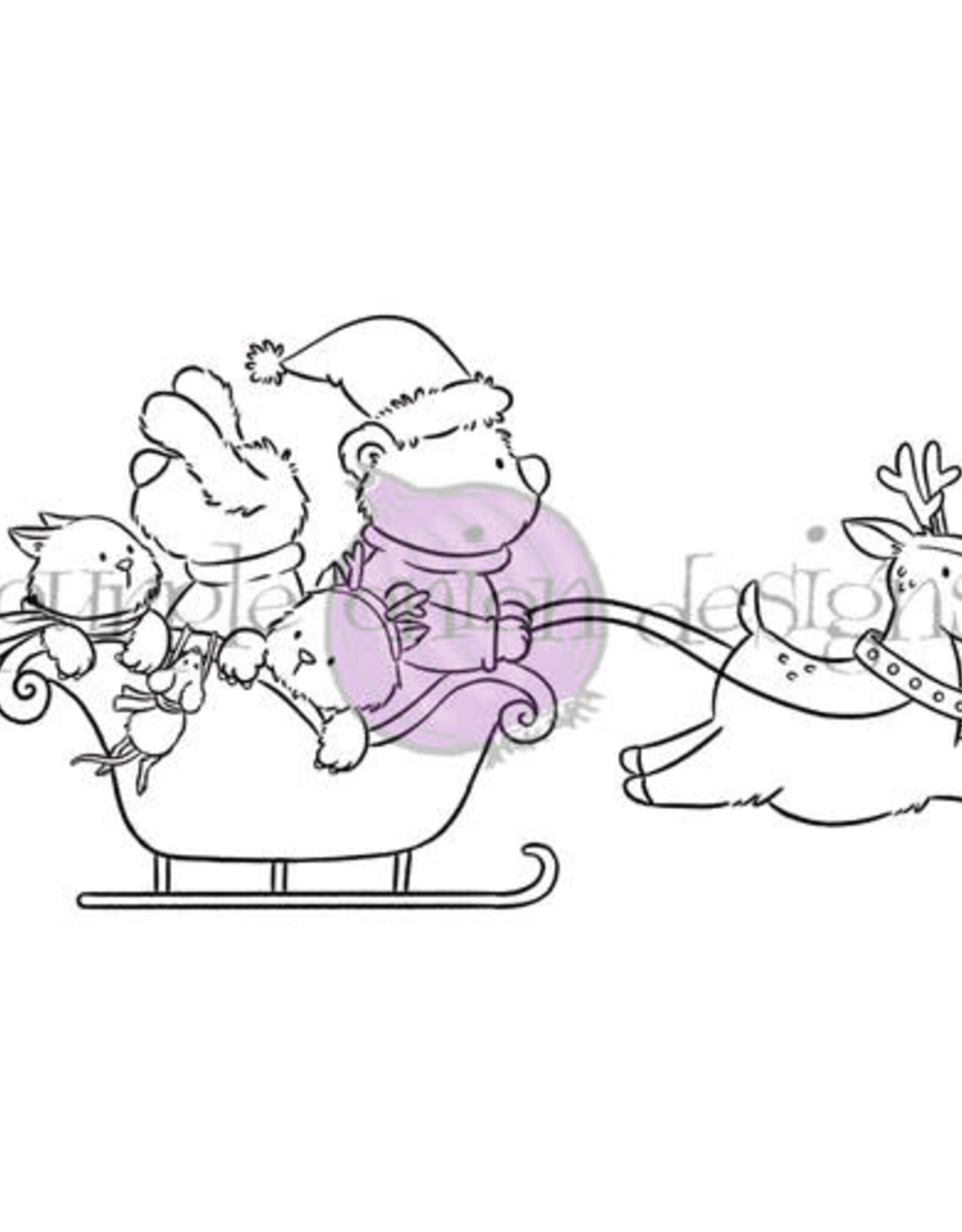 Purple Onion Designs Purple Onion Designs Chilliezgraphy - Tofu & Friends Happy Sleigh