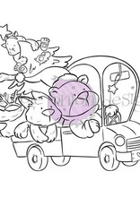 Purple Onion Designs Purple Onion Designs Chilliezgraphy by Pei - Tofu & Friends Christmas Truck