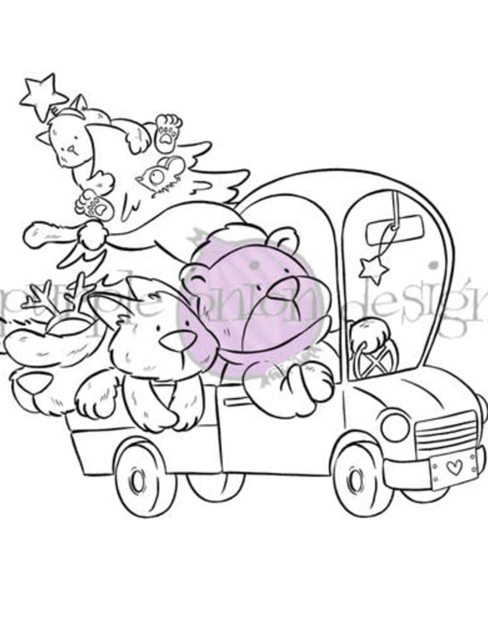 Purple Onion Designs Purple Onion Designs Chilliezgraphy by Pei - Tofu & Friends Christmas Truck