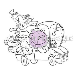 Purple Onion Designs Purple Onion Designs Chilliezgraphy by Pei - Tofu & Friends Christmas Truck