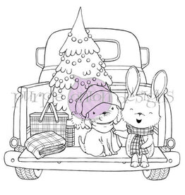 Purple Onion Designs Purple Onion Designs Stacey Yacula - Trixi & Cuddles (truck with bunny & dog)