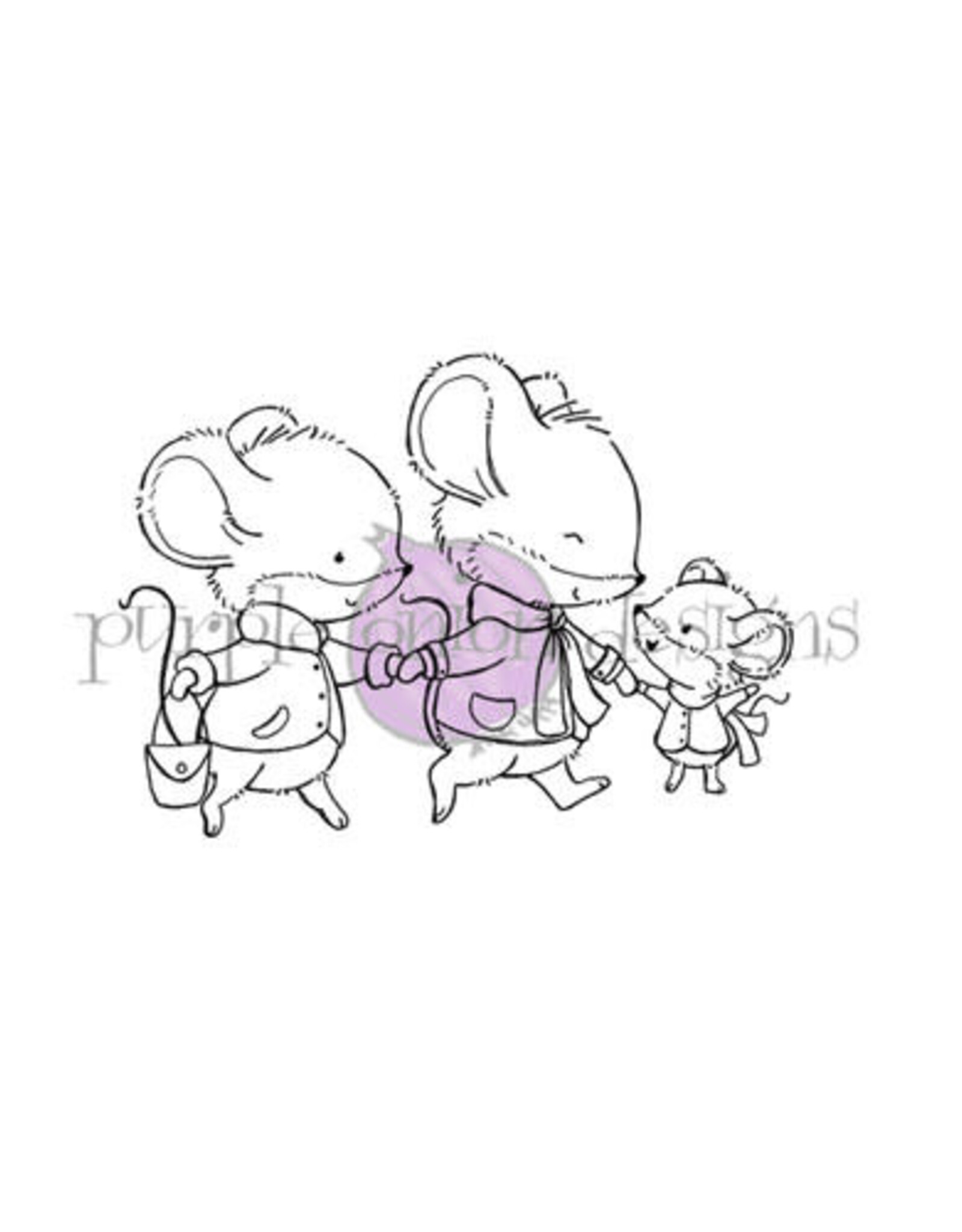 Purple Onion Designs Purple Onion Designs Stacey Yacula - Brie, Cheddar & Colby (3 mice walking)