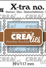 Crealies Crealies X-tra stansen no. 103, 3 postzegels vierkant in een rij  CLXtra103