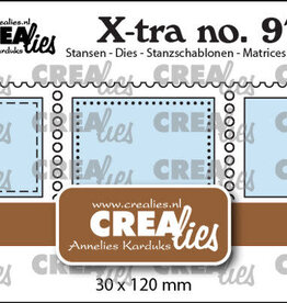Crealies Crealies   X-tra stansen no. 97, 3 postzegels op een rij horizontaal  CLXtra97