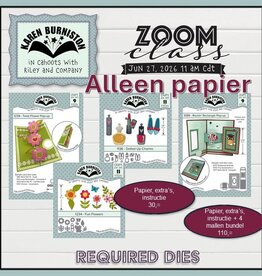 Karen Burniston Karen Burniston zoomclass 27 juni 2027  ALLEEN PAPIER