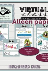 Karen Burniston Karen Burniston virtual class 25 juli 2026  ALLEEN PAPIER