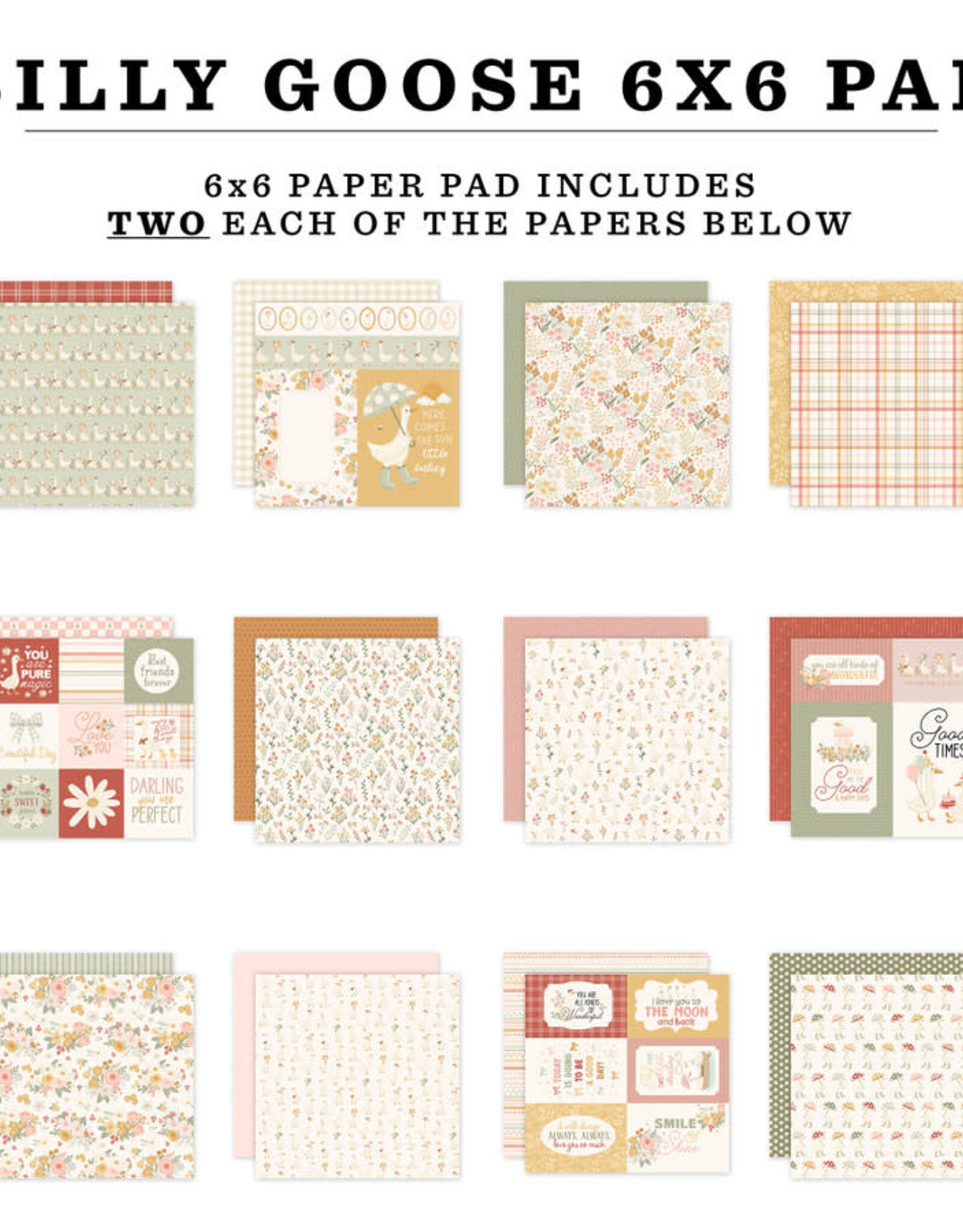 Carta Bella Carta Bella  Silly Goose  paper pad  6x6