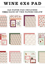 Carta Bella Carta Bella  Wine  paper pad  6x6