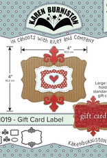 Karen Burniston Karen Burniston Gift card label 1019