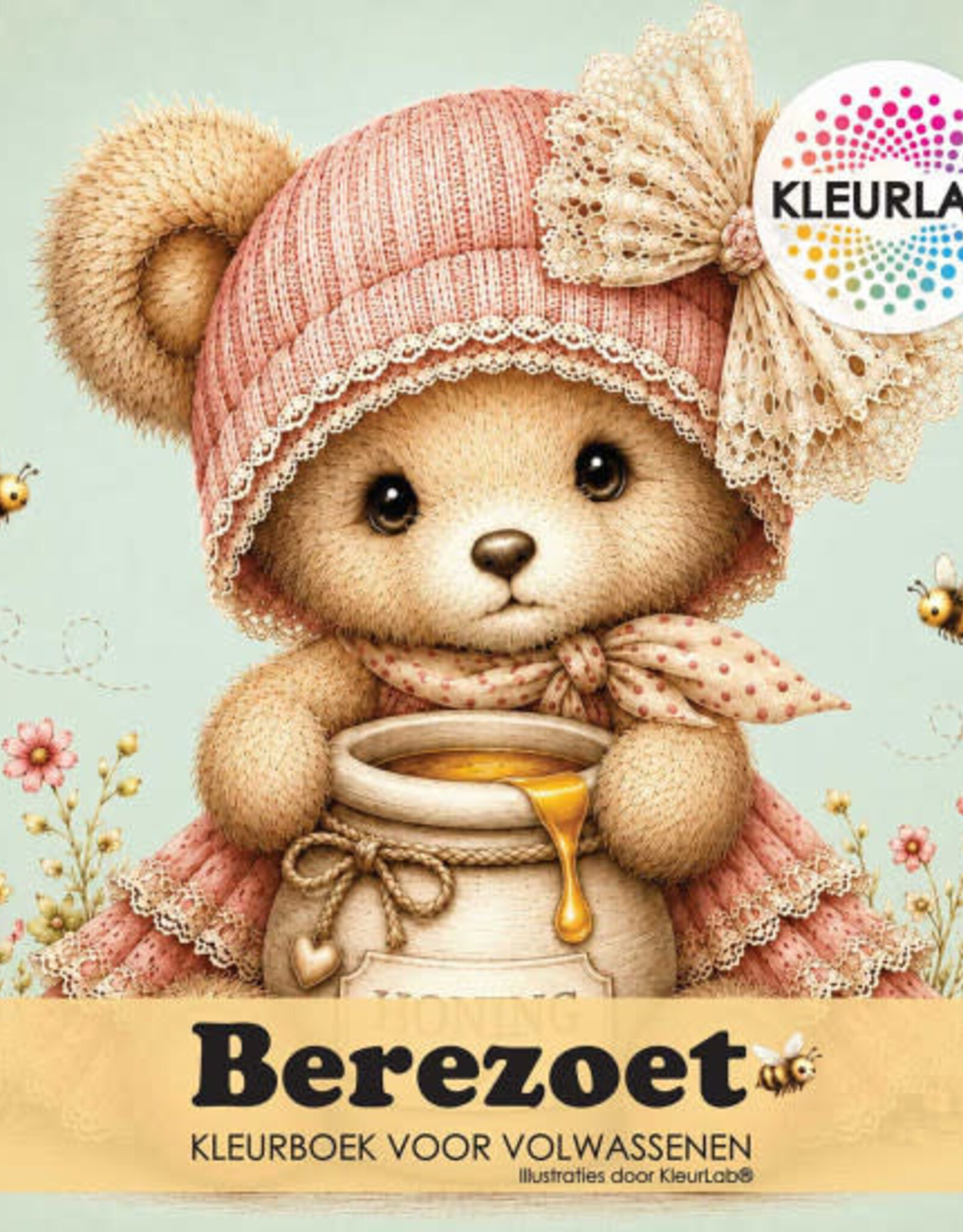 KleurLab KleurLab, kleurboek voor volwassenen  Berezoet