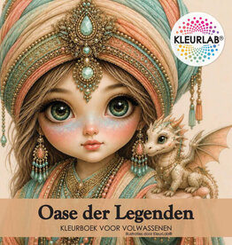 KleurLab KleurLab, Kleurboek,  Oase de Legenden, Kleurboek voor volwassenen