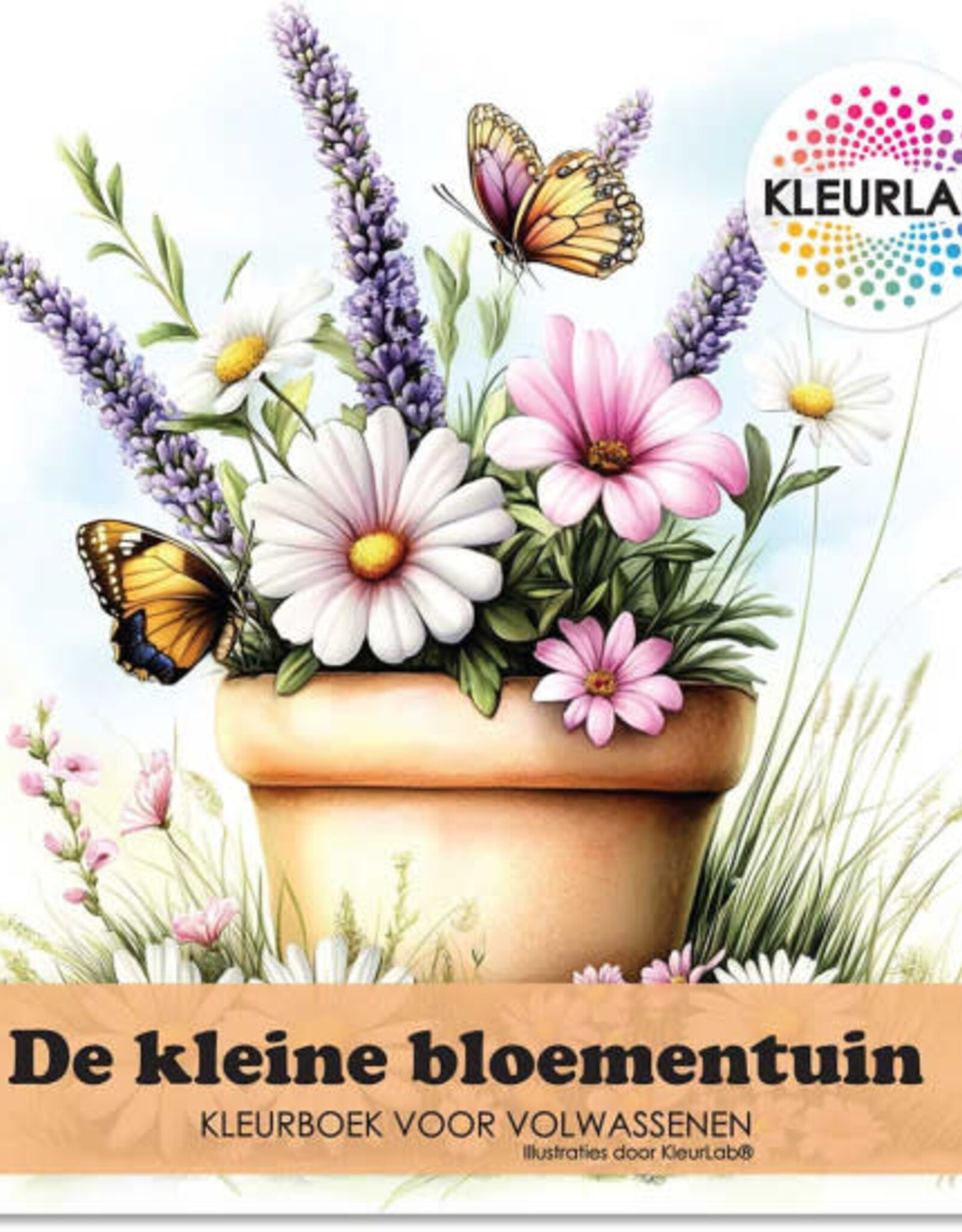 KleurLab KleurLab,  De Kleine Bloementuin , Kleurboek voor volwassenen