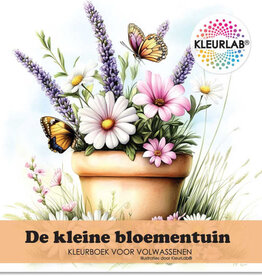 KleurLab KleurLab,  De Kleine Bloementuin , Kleurboek voor volwassenen