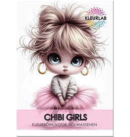 KleurLab KleurLab,  Chibi Girls , Kleurboek voor volwassenen