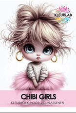KleurLab KleurLab,  Chibi Girls , Kleurboek voor volwassenen