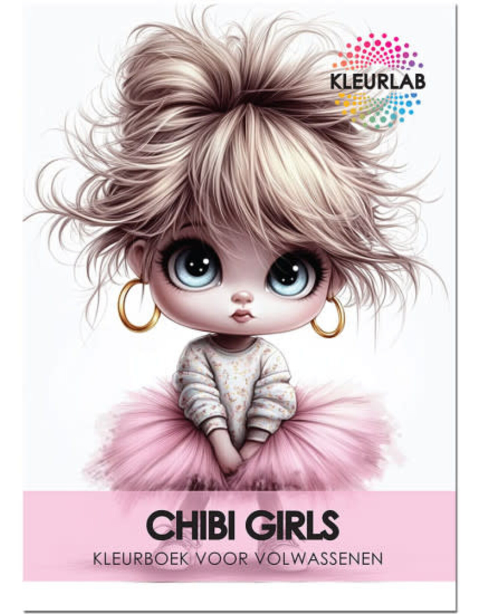 KleurLab KleurLab,  Chibi Girls , Kleurboek voor volwassenen