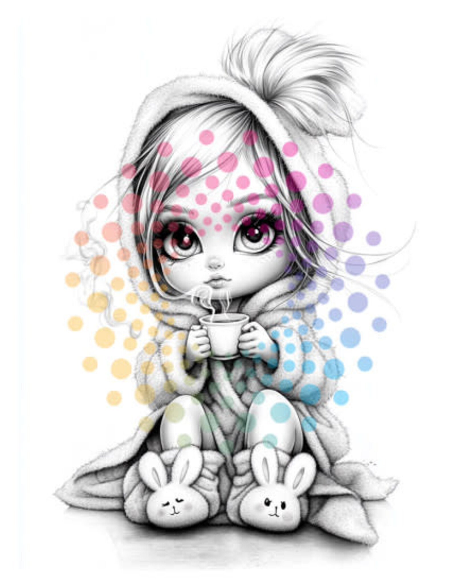 KleurLab KleurLab,  Chibi Girls , Kleurboek voor volwassenen