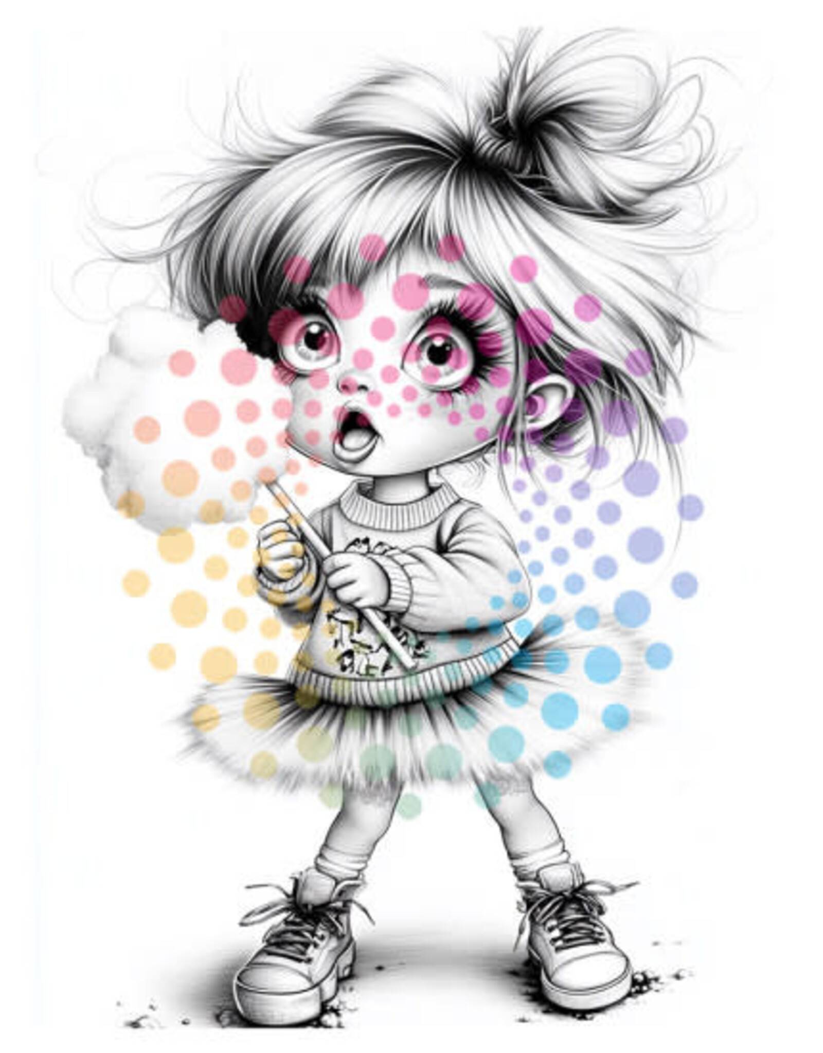 KleurLab KleurLab,  Chibi Girls , Kleurboek voor volwassenen