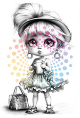 KleurLab KleurLab,  Chibi Girls , Kleurboek voor volwassenen