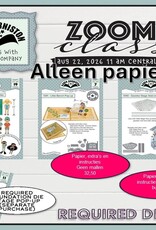 Karen Burniston Karen Burniston Zoomclass 22  Augustus 2026  ALLEEN PAPIER
