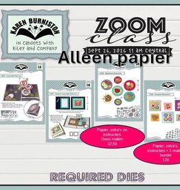Karen Burniston Karen Burniston Zoomclass 26  September 2026  ALLEEN PAPIER