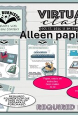 Karen Burniston Karen Burniston Virtual class 17 Okotber 2026  ALLEEN PAPIER