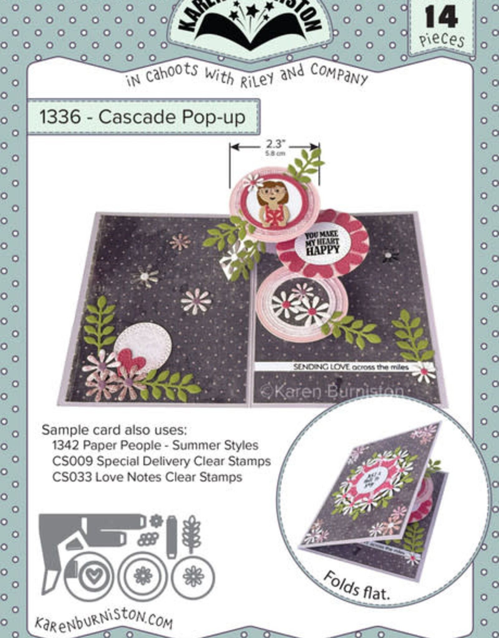 Karen Burniston Karen Burniston Cascade  Pop-up 1336