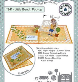 Karen Burniston Karen Burniston  Little Bench Pop-up  1341