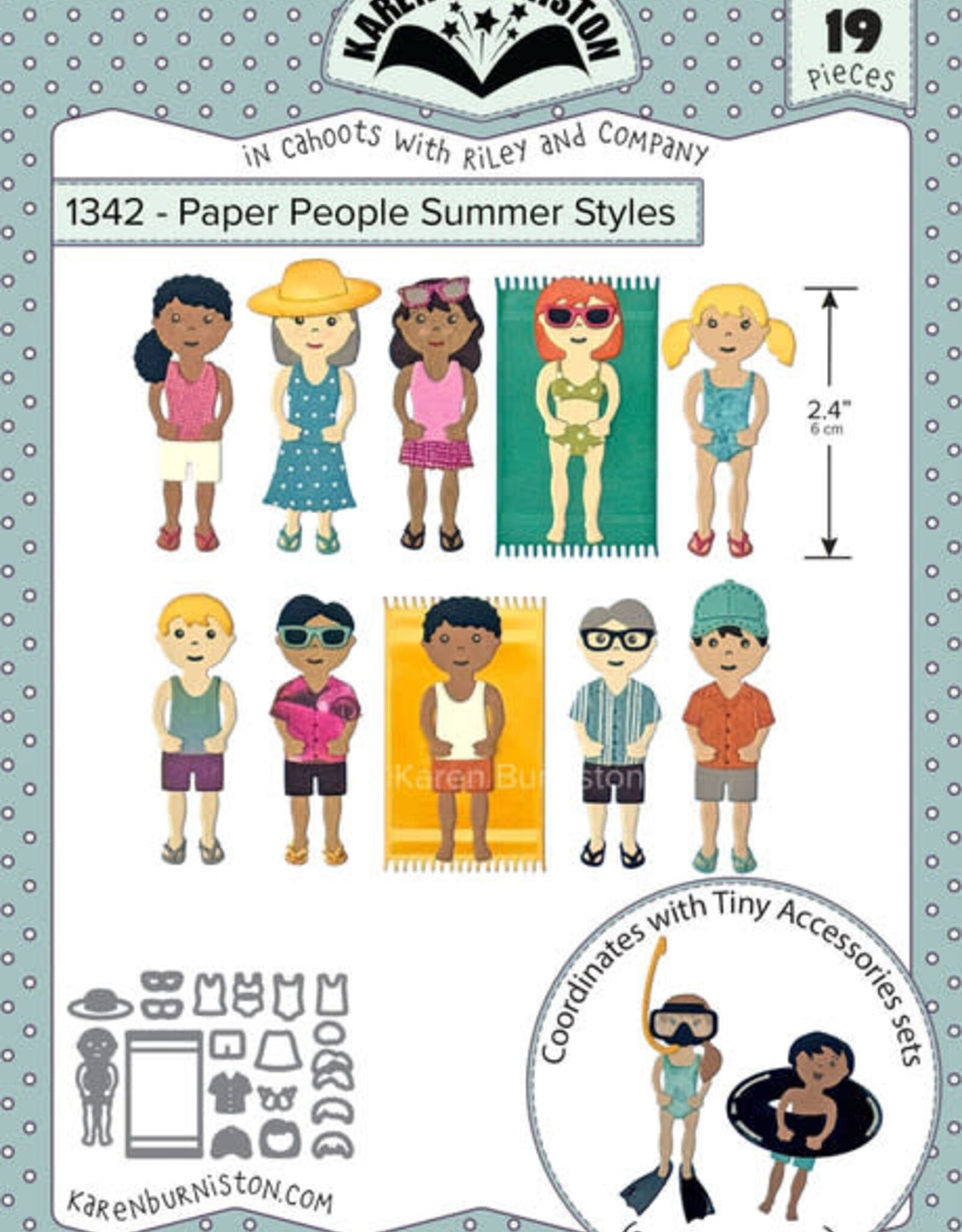 Karen Burniston Karen Burniston  Paper People Summer Styles  1342