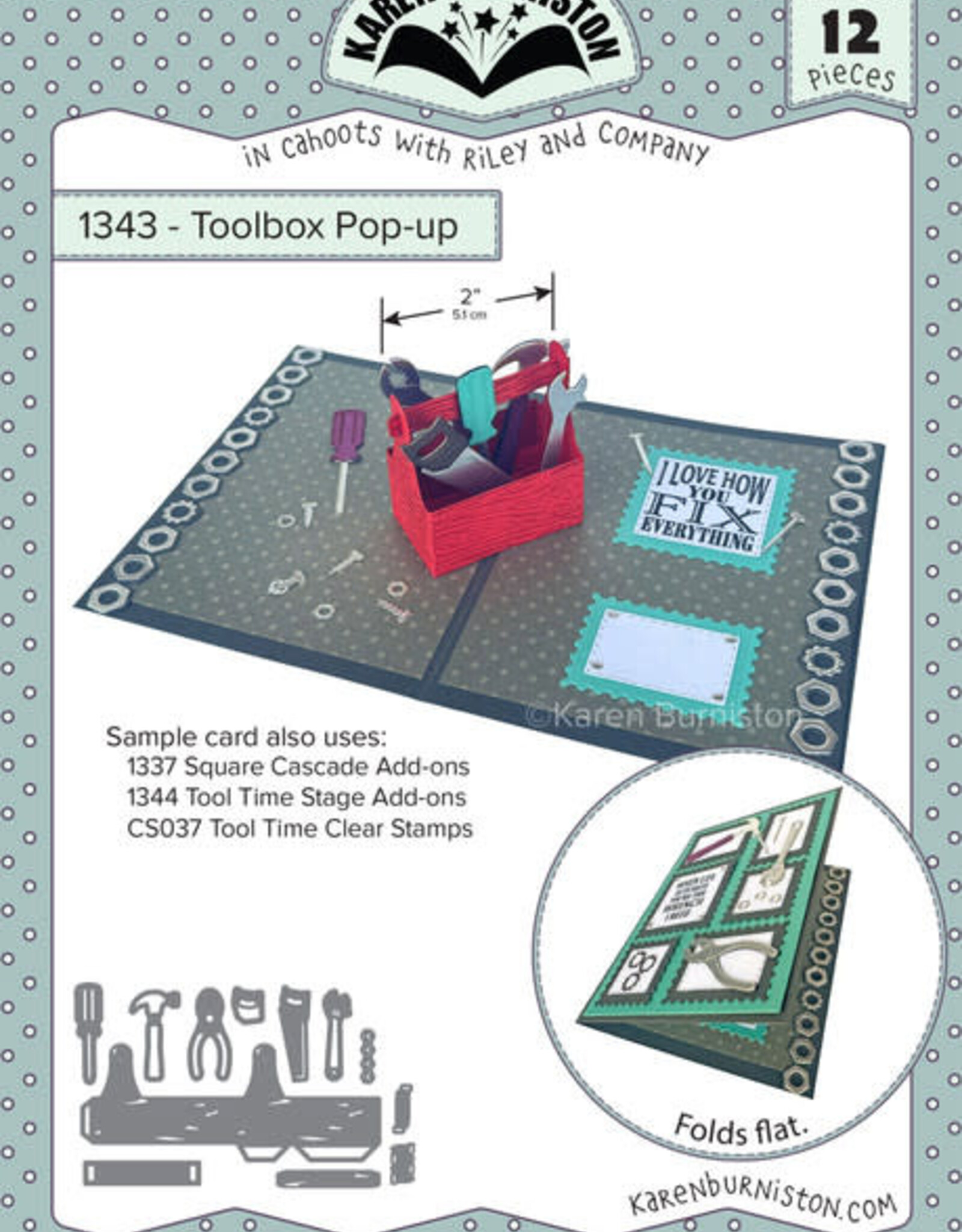 Karen Burniston Karen Burniston  Tool Box Pop-up  1343