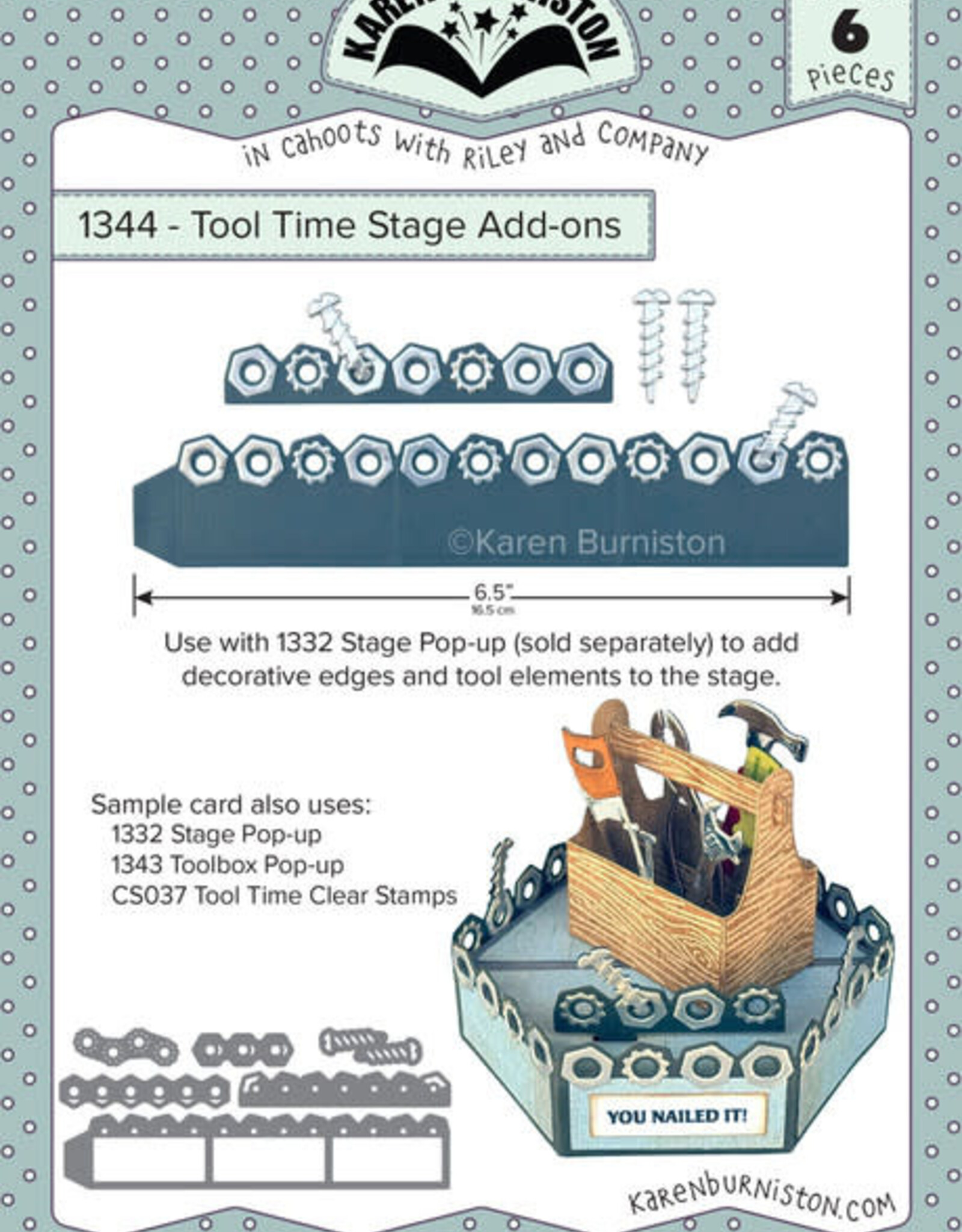 Karen Burniston Karen Burniston  Tool Time Stage Add-ons  1344