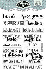 Karen Burniston Karen Burniston  Mealtime Phrases Clear Stamps CS035