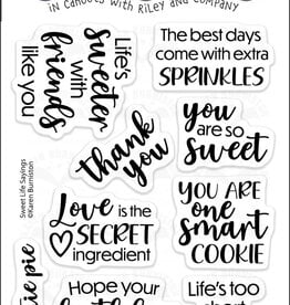 Karen Burniston Karen Burniston Sweet Life Sayings Clearstamps CS039
