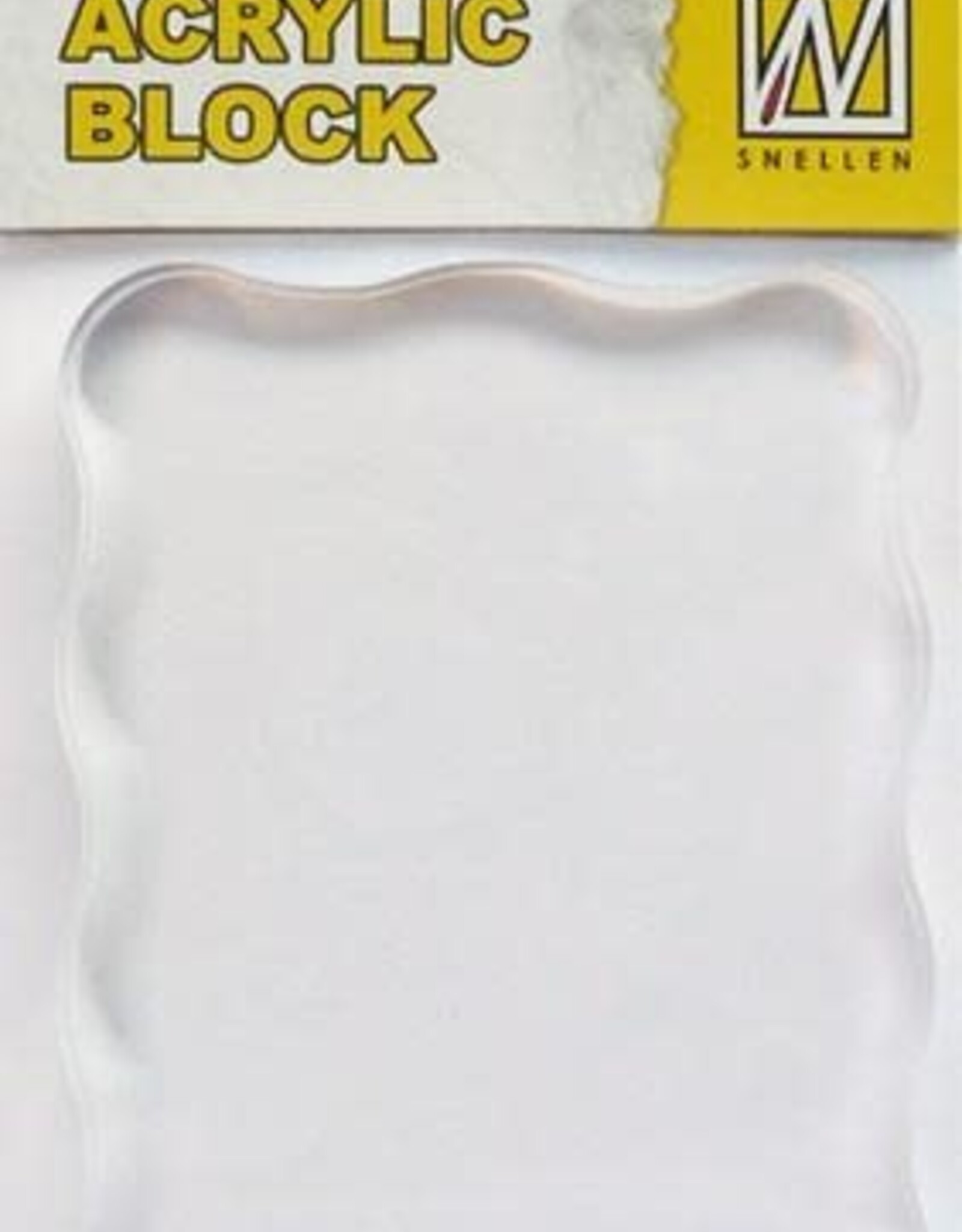 Nellie's Choice Nellie`s Choice acrylic stamping bloc 70x90x8mm AB006