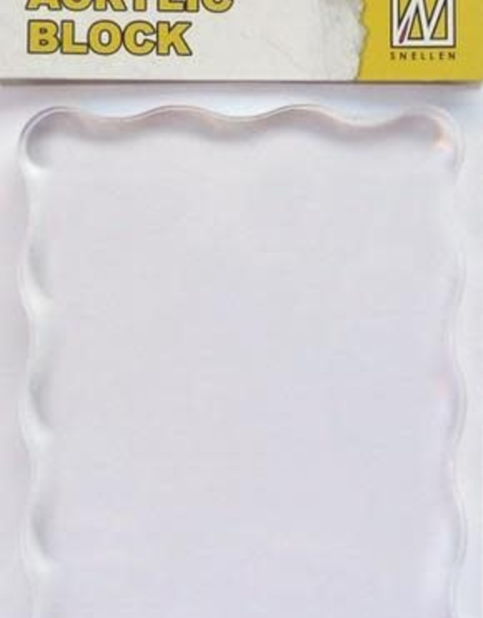 Nellie's Choice Nellie`s Choice acrylic stamping bloc 120x90x8mm AB007