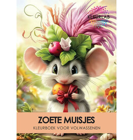 KleurLab KleurLab,  Zoete Muisjes  , Kleurboek voor volwassenen