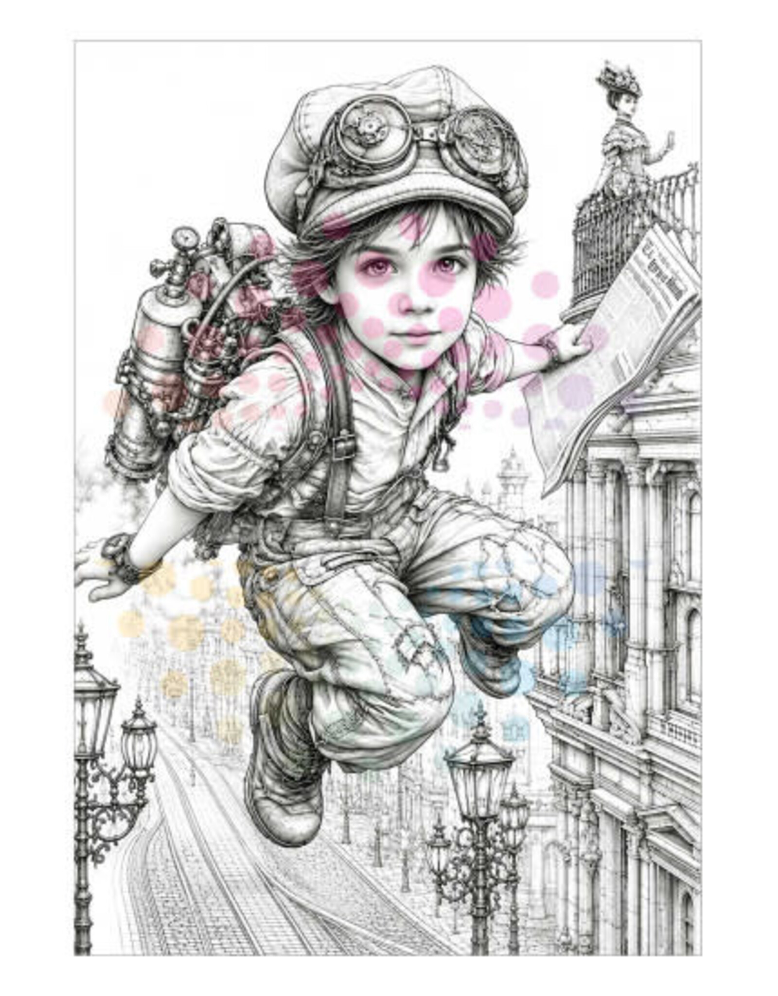KleurLab KleurLab,  Steampunk City  , Kleurboek voor volwassenen