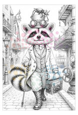 KleurLab KleurLab,  Steampunk City  , Kleurboek voor volwassenen