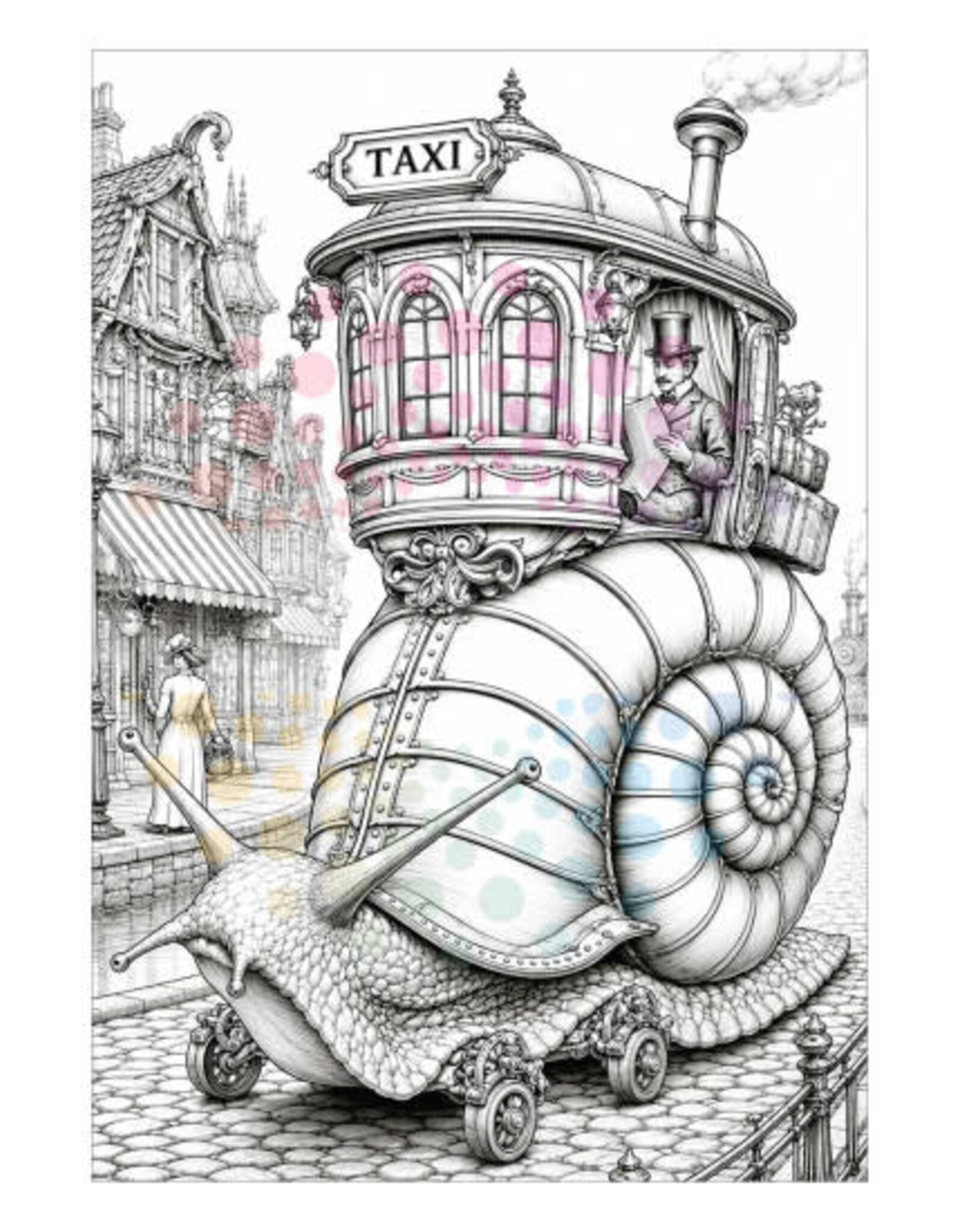KleurLab KleurLab,  Steampunk City  , Kleurboek voor volwassenen