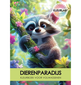 KleurLab KleurLab,  Dierenparadijs  , Kleurboek voor volwassenen