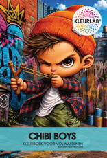 KleurLab KleurLab,  Chibi Boys  , Kleurboek voor volwassenen