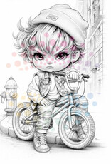 KleurLab KleurLab,  Chibi Boys  , Kleurboek voor volwassenen