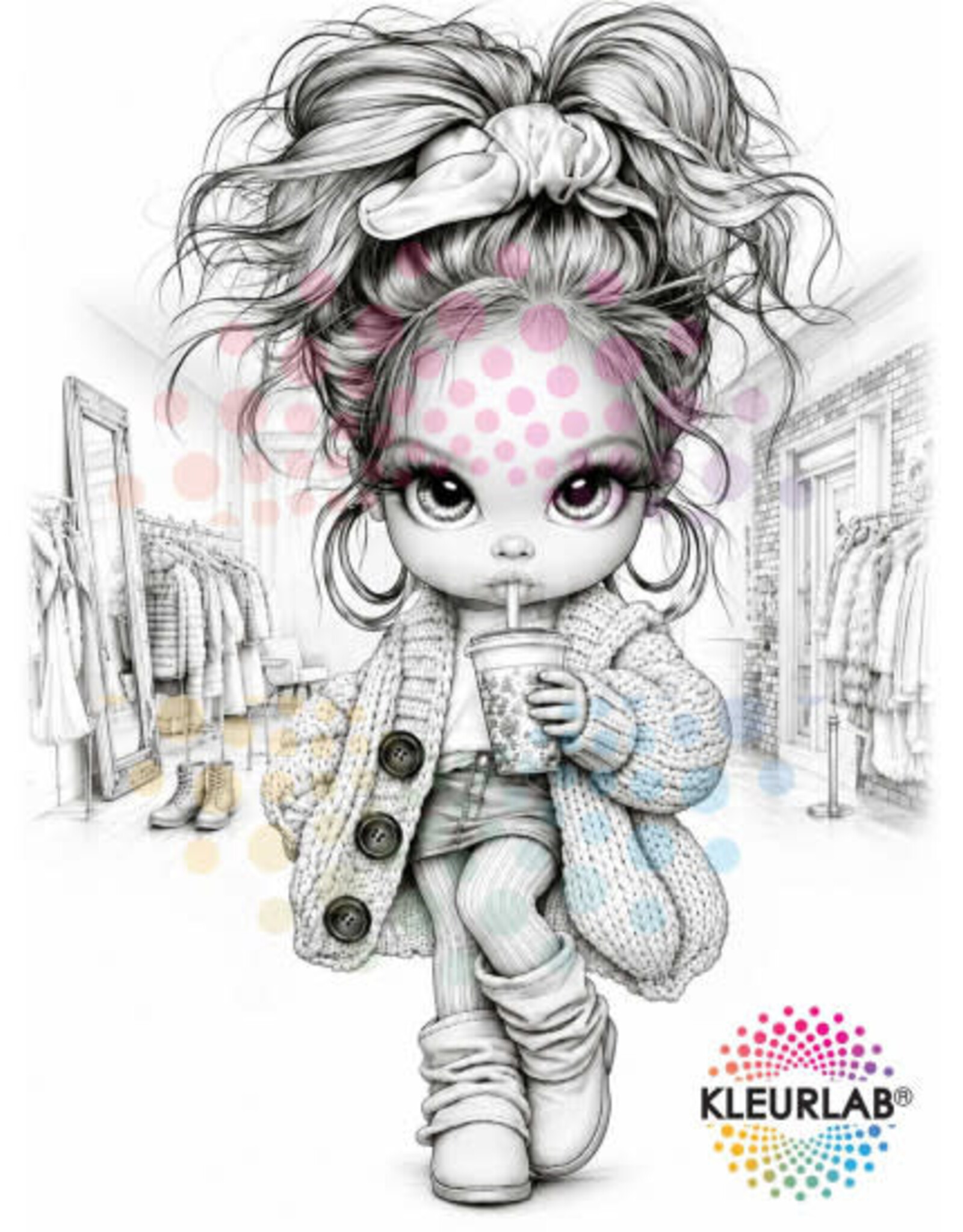 KleurLab KLeurlab Chibi Girls  Winter Fashion Vibes