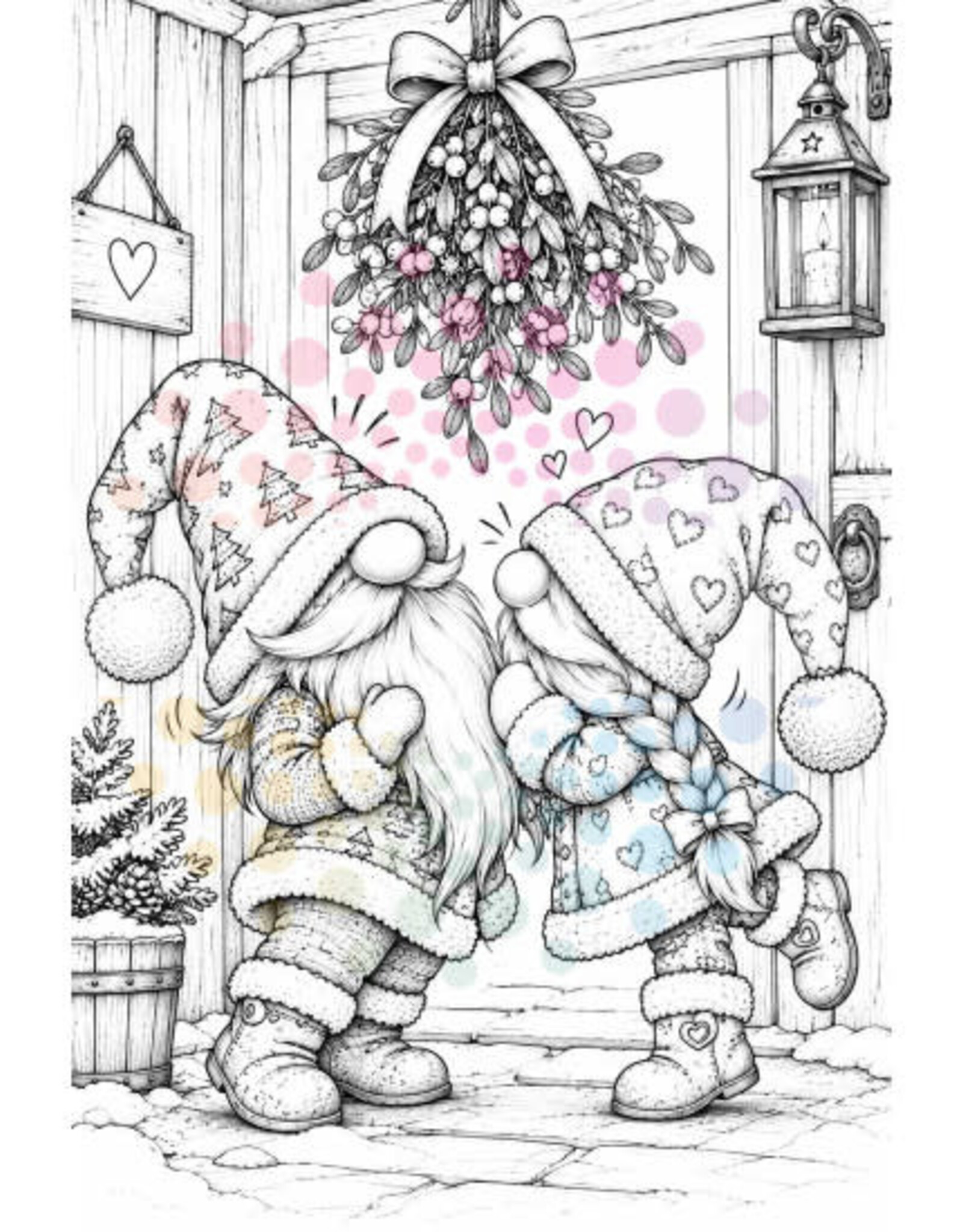 KleurLab KLeurlab Puntmutsen Kerst Pret