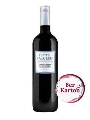 Château Faugères Rouge 2018 (6er Karton)