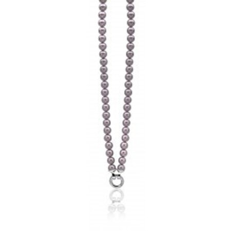 Rebel and Rose Necklace pearls white