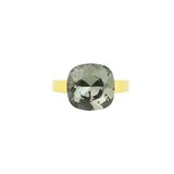 Rebel and Rose Ring grey stone