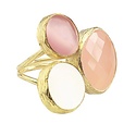 MYA BAY Ring trio pink